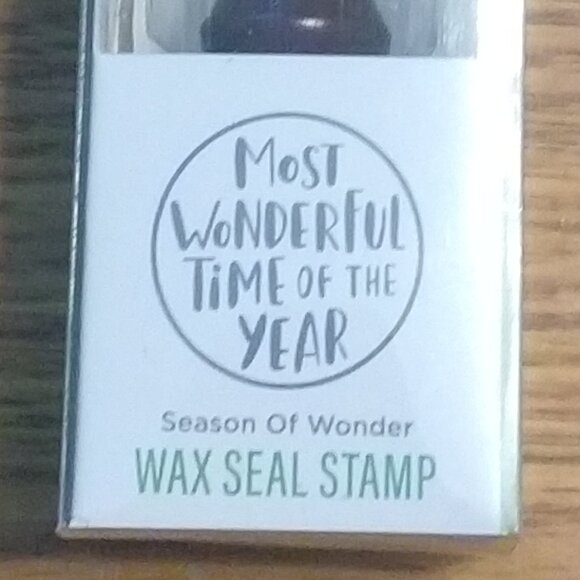 Spellbinders Wax Seal Stamp & a bag of wax - Most Wonderful Time of the Year - Picture 3 of 4